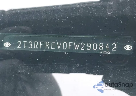 2015 Toyota Rav4 Xle из США, поврежденный, VIN 2T3RFREV0FW290842